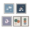 (Set of 2) 18" x 24" Sylvie Abstract Soft Circles Part 1 and 2 Framed Canvas Set Brown - Kate & Laurel All Things Decor - 4 of 4