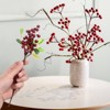 Unique Bargains Foam Handmade Lifelike Durable Artificial Holly Berry 9.8" - 4 of 4