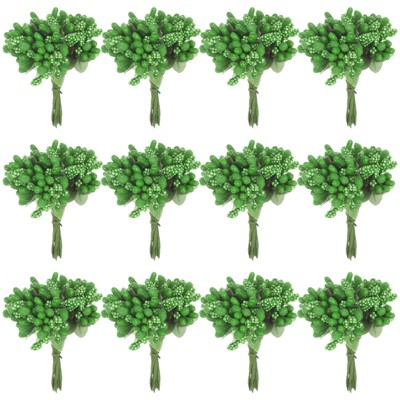 Unique Bargains Wedding DIY Craft Decorations Artificial Flower Stamen Kit 144 Pcs