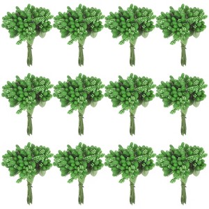 Unique Bargains Wedding DIY Craft Decorations Artificial Flower Stamen Kit 144 Pcs - 1 of 4