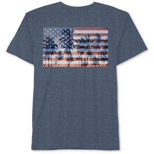 Hybrid Mens American Flag Graphic T-Shirt - 1 of 1