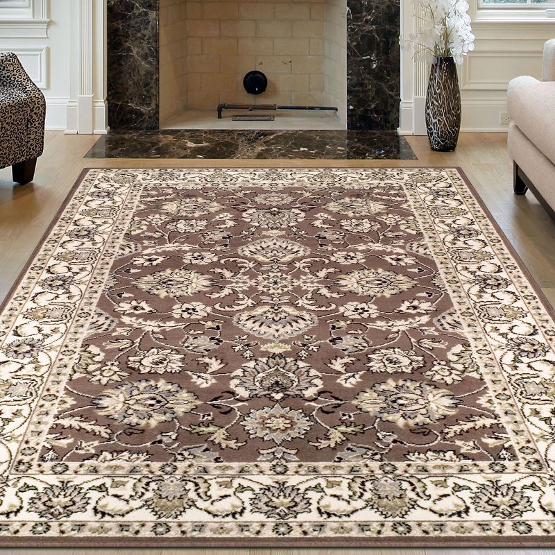 Traditional Floral Scroll Indoor Area Rug or Runner by Blue Nile Mills, 5 of 10