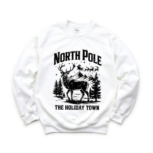 Simply Sage Market Women's Graphic Sweatshirt The Holiday Town - 1 of 4