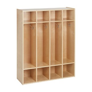 ECR4Kids Streamline 4-Section Coat Locker, 1 - 1 of 4