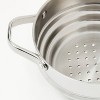 Stainless Steel Stock Pot Steamer Insert - Fits 1.5qt & 3qt Silver - Figmint™: Vegetable & Food Steamer Basket - image 3 of 3