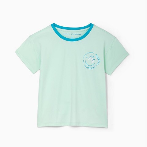 Rockets of Awesome Square Active Tee for Girls
