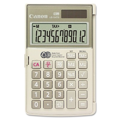 Canon LS154TG Handheld Calculator 12-Digit LCD 1075B004