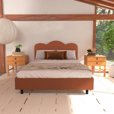 Lizzie Platform Bed in Textured Linen - Threshold™
