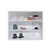 INFURNIC Decorative Wall Shelf Wally 3-Tier Open Wall Cabinet with Spacious Shelves for Storage and Display Modern Design, White, 12"*36"*30" - 2 of 4