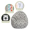 Majestic Home Goods Small Bean Bag Athens - 2 of 4