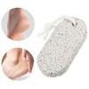 Unique Bargains Fine and Coarse Double Sided Oval Exfoliating Scrub Stone Foot File Gray 2Pcs - 2 of 4