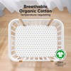 KeaBabies Mini Crib Sheets for Baby Girls, Boys, 2-Pack Soothe Pack and Play Sheets Fitted, Organic Pack N Play Mattress Sheet - 2 of 4