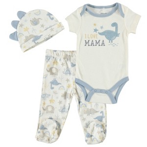 Chick Pea Baby Boy Newborn Essentials Baby bodysuit Set - 1 of 3