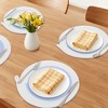 REGALWOVEN Farmhouse Placemats Set of 6 Placemats for Dining Table Decor Indoor Outdoor Kitchen Table Mat Wipe Clean - 2 of 4