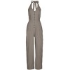 Women's Button Down Halterneck Jumpsuit - LASCANA - 2 of 4