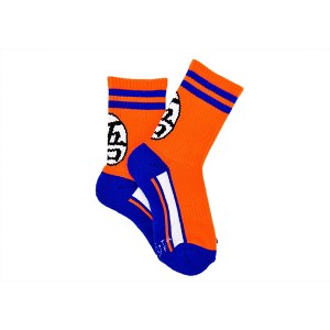 Dragon Ball Super Kids Goku Symbol Athletic Crew Sock - 1 of 2