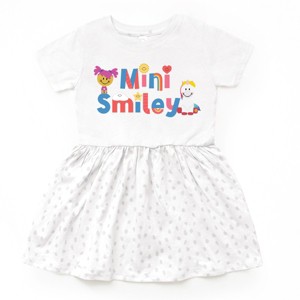 The Juniper Shop Mini Smiley Icons Unicorn Infant Dress - 1 of 4