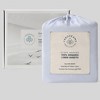 Fabdreams 100% Organic Linen 4-Piece Sheet Set- Stonewashed Finish - 3 of 4