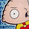 Silver Buffalo Family Guy Stewie Griffin "Mama" Raschel Throw Blanket | 45 x 60 Inches - 2 of 4
