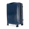 Olympia USA Medium Checked Sidewinder 26" Hardside Spinner Suitcase with Utility Hook - 4 of 4