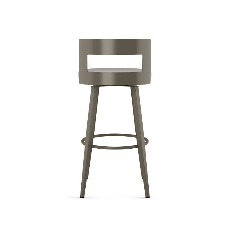 Amisco Paramont Upholstered Counter Height Barstool Gray, 5 of 8