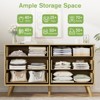 Buenhomino Fluted 6 Drawers Dresser, 47" Wide Modern Chest of Drawers, Dresser TV Stand, Wood Drawer Organizer for Bedroom, Living Room, Hallway - 2 of 4