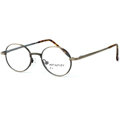 Calabria MetaFlex L in Antique Gold Tortoise Havana Brown 40 mm Reading Glasses