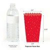 Big Dot of Happiness Red Confetti Stars - Simple Party Favor Popcorn Treat Boxes - Set of 12 - 2 of 4