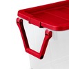 Sterilite 160 Qt Wheeled Storage Box, Large Plastic Container with Lid, 4 Pack - 4 of 4