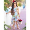 Paradise Dreams Sleeveless Hi-Lo Dress Mia Belle Girls - 2 of 4