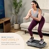 LifePro Gray Fitness Platform: Enhance Your Home Workouts with Our All-in-One Vibration Plate and Loop Bands - 2 of 4