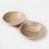 Woodform Bowl Set of 2 - Rustic Grey - 4 of 4