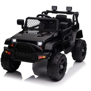 Electric Car for Kids with Remote Control, 12V Ride on Toys for 3+ Year Old, 3 Speeds Truck to Drive - 1 of 4