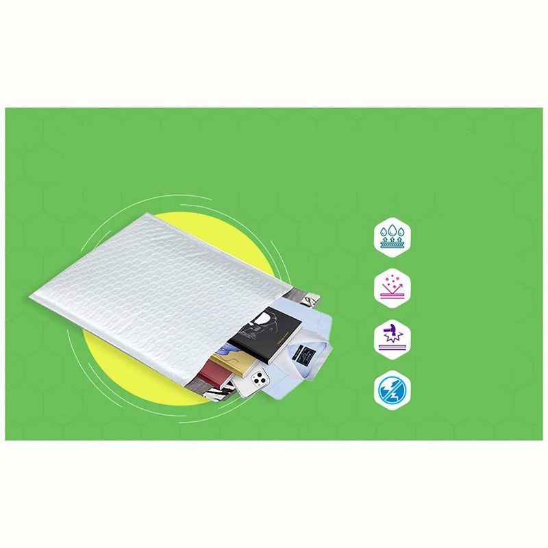 Link Size #7 14.25"x20" Poly Bubble Mailer Self-Sealing Waterproof Shipping Envelopes Pack Of 10/25/50, 3 of 6