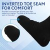 Extra Wide Socks for Adults - 2 Pairs - Ideal for Lymphedema, Swollen Feet, Legs, and Calves - image 4 of 4