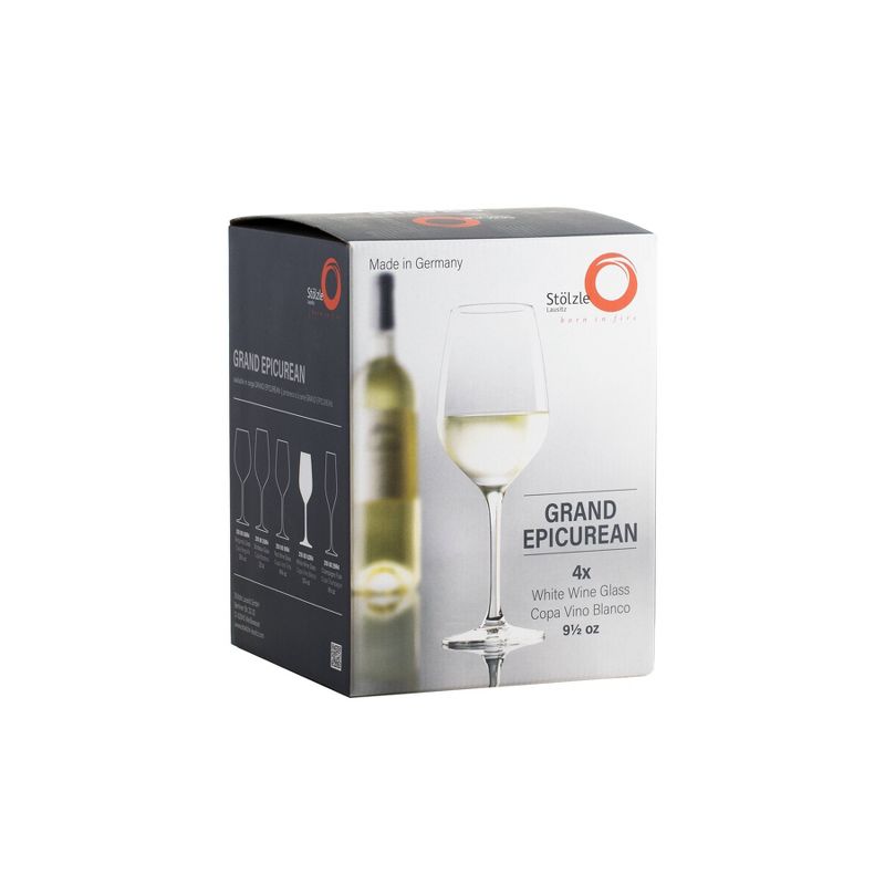 Set of 4 Grand Epicurean White Wine Drinkware 12.25oz Glasses - Stolzle Lausitz, 6 of 8