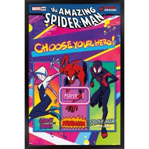 Trends International Marvel Comics - Spider-Man: Beyond Amazing - Choose Your Hero Framed Wall Poster Prints - 1 of 4