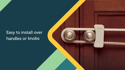 Safety 1st Double Door Baby-Proofing Cabinet Lock - 2pk - White