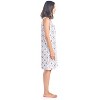 Casual Nights Women's Cotton Sleeveless Nightgown Chemise - 2 of 4