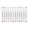 KINGART PRO Double-Ended Markers 12 Floral Colors - 4 of 4