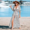 Women's Leopard Print Swim Cover-Up Dress -Cupshe - 3 of 4