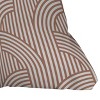 Deny Designs Marta Barragan Camarasa Retro Lines Square Outdoor Throw Pillow Beige - 3 of 4