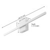 JONATHAN Y Vara Modern Minimalist Indoor/Outdoor Metal 350-Degree Rotate Dimmable Integrated Linear LED Wall Sconce - 3 of 4