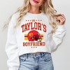 Simply Sage Market Women's Graphic Sweatshirt Go Taylor's Boyfriend Helmet - 2 of 3