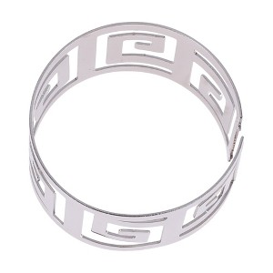 Unique Bargains Napkin Rings Pattern Metal 1 Pc - 1 of 3