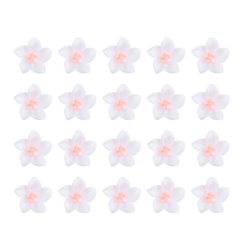 Unique Bargains Girl's Cute Small Flower Hair Clips 20 Pcs, 1 of 7
