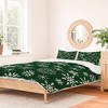 Iveta Abolina Silent Night Green Duvet Cover + Pillow Sham(s) - Deny Designs - 2 of 4