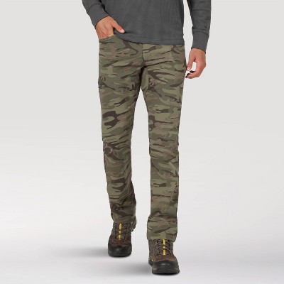 men's wrangler camouflage cargo pants