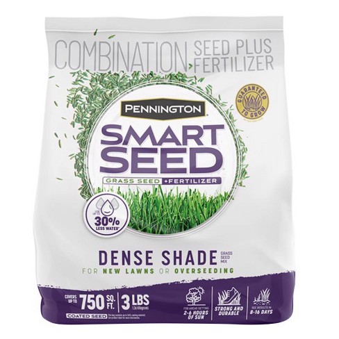 Pennington Smart Seed Mixed Dense Shade Grass Seed and Fertilizer 3 lb - image 1 of 1