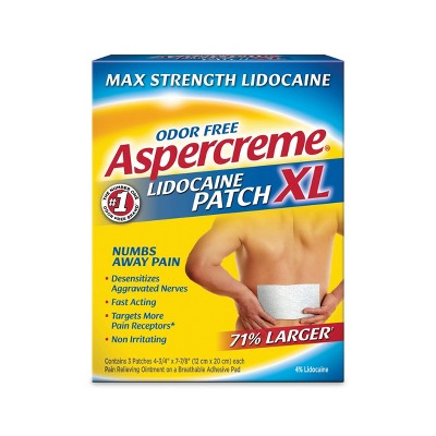 Aspercreme Lido Patch XL - 3ct